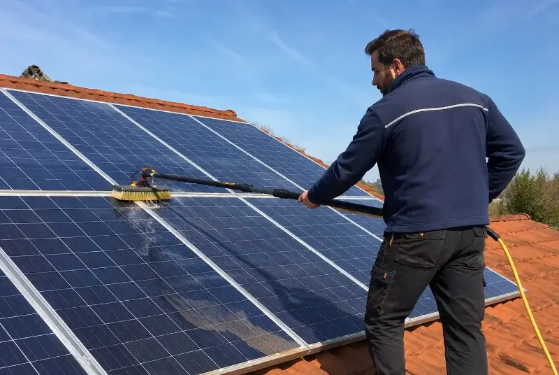Nettoyage et entretien de panneaux solaires à Buellas