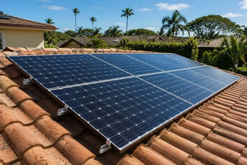 Installation de panneaux solaires à Buellas